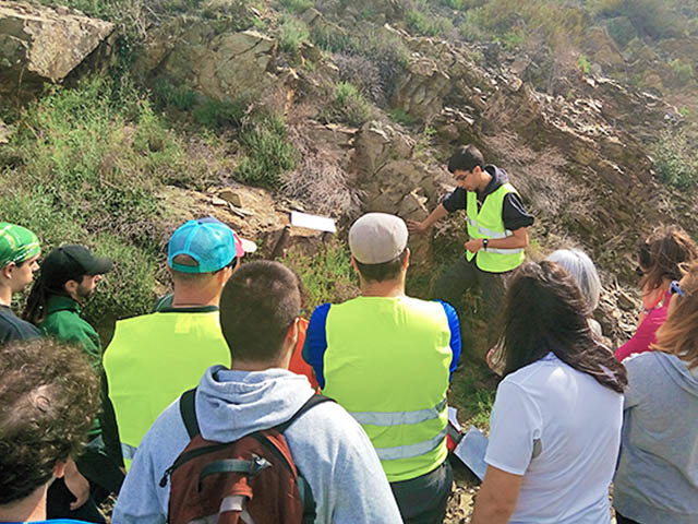 curso de guias de naturaleza y patrimonio geologico impartido por qeteo en daroca, Teruel, Aragon